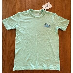 Garb Kids Key West Graphic T Shirt Youth Medium 7-8 Mint Green NWT